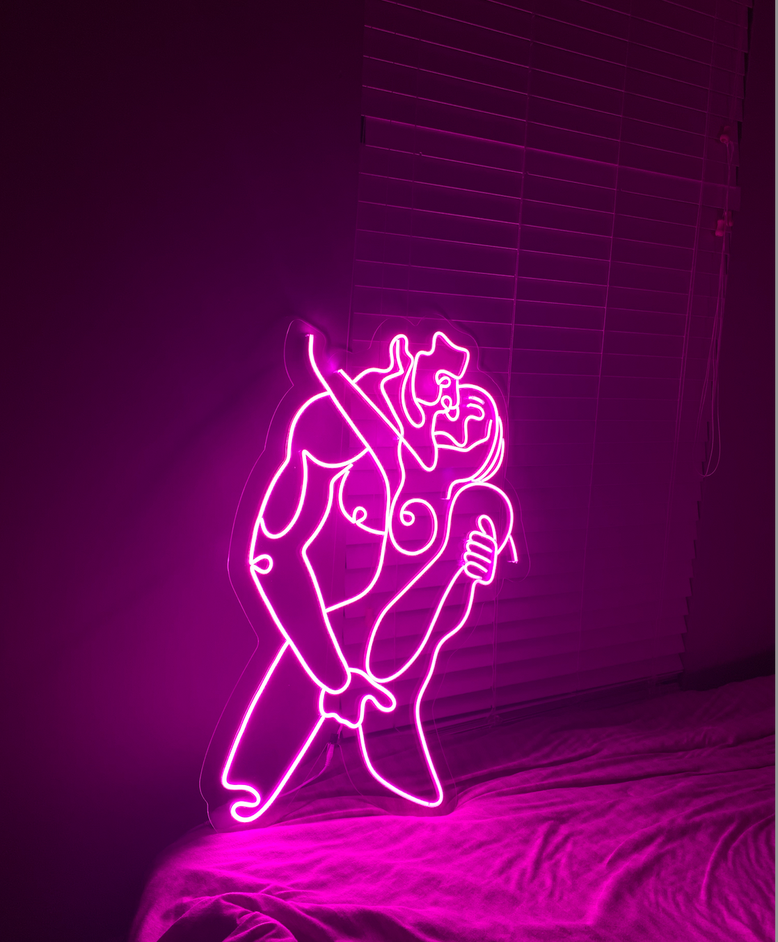 Intimate Couple Neon Sign