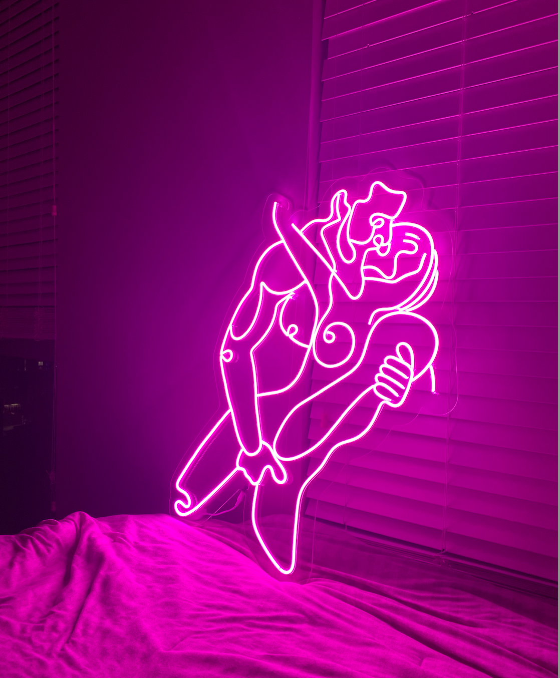 Intimate Couple Neon Sign