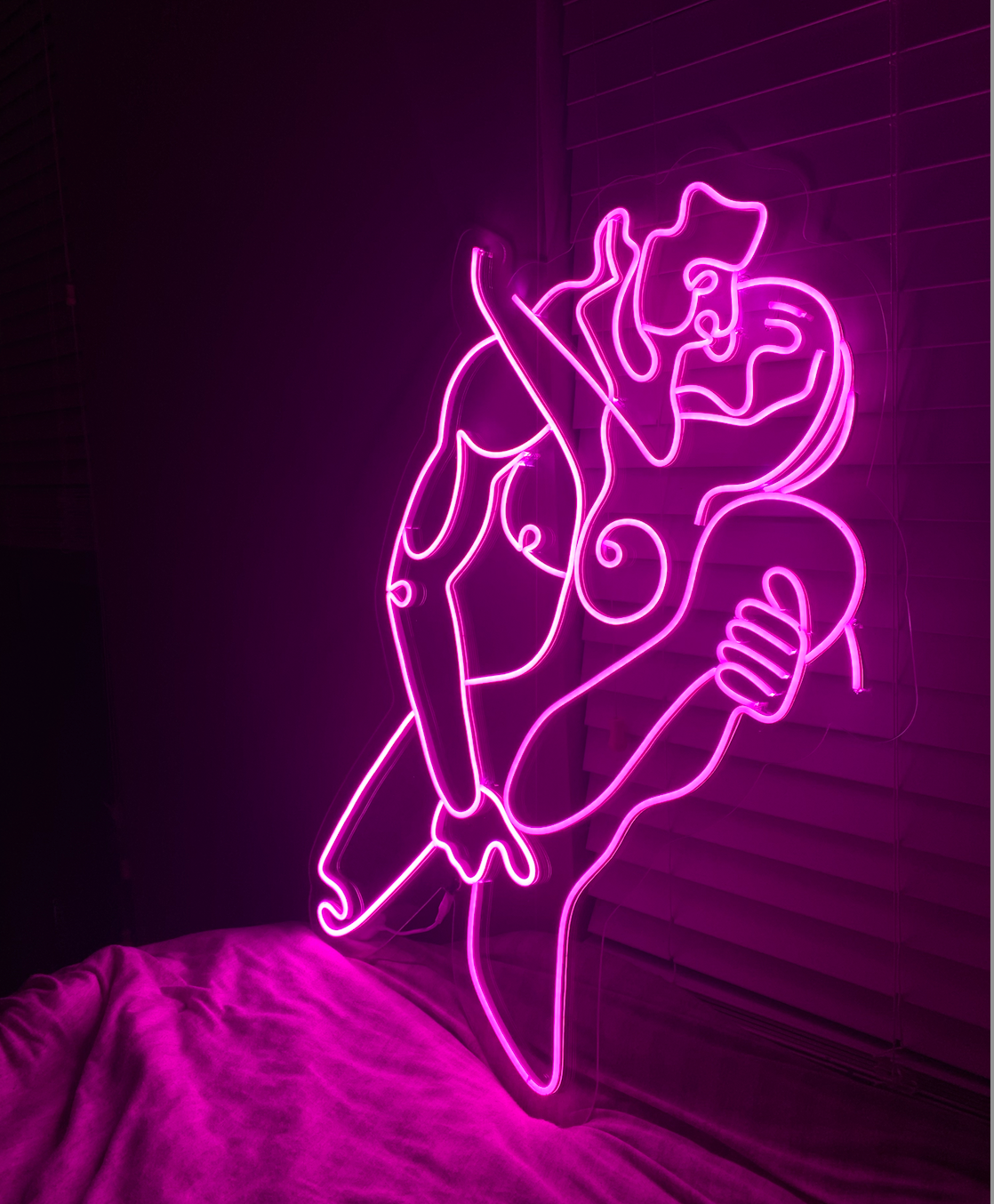 Intimate Couple Neon Sign